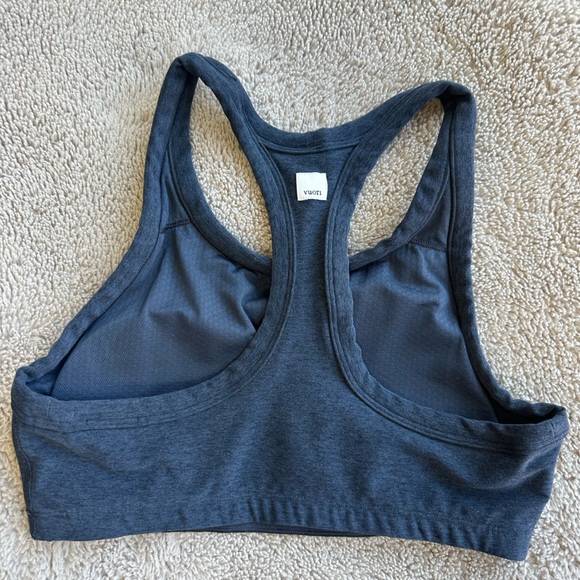 Women's Vuori Small Navy Elevation Racer Sports Bra - Picture 4 of 5